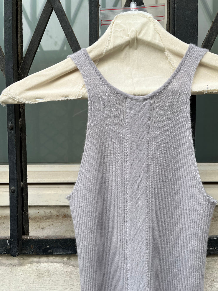 (New Arrival) HUN RICK OWENS - Cashmere lilac tank top