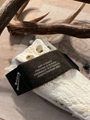 (New Arrival) UNDERCOVER - FW03 "Paper Doll" Wool and leather bracelet, from George Orwell's 1984' famous quote