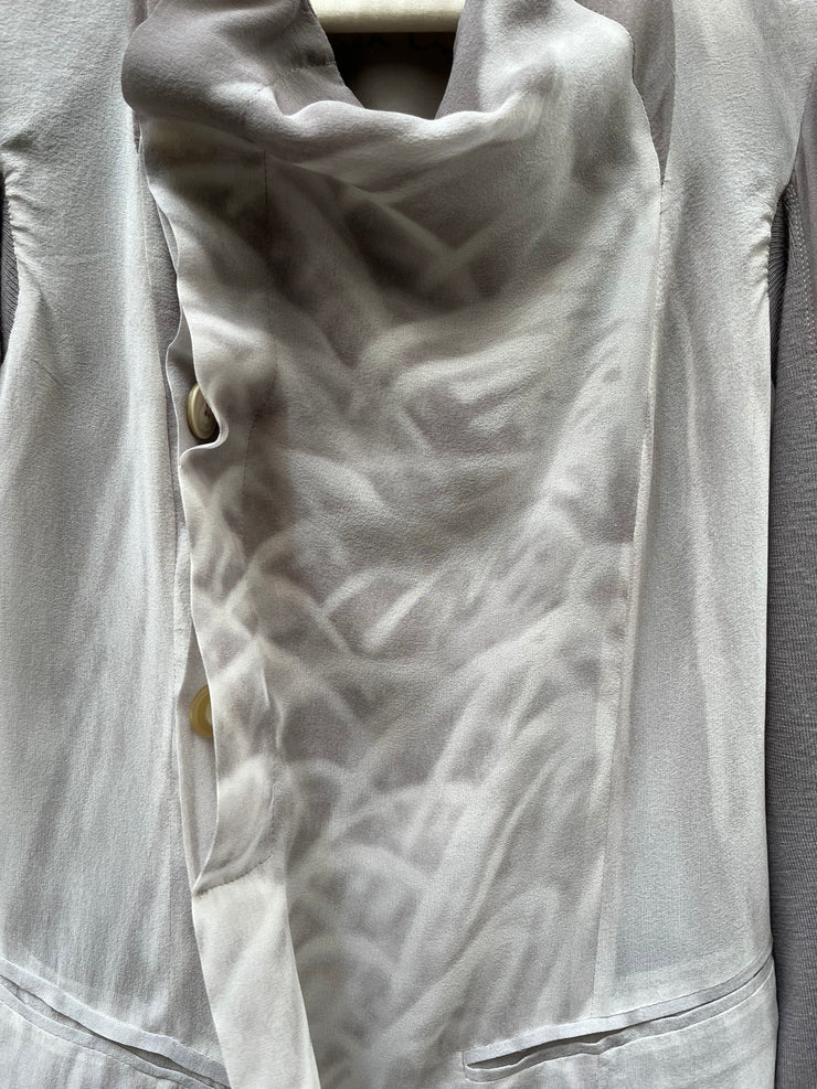 (New Arrival) RICK OWENS - SS10 « RELEASE » Silk patterned jacket