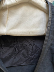 (New Arrival) RICK OWENS - SS12 "NASKA" Silk and cotton draped vest with calf leather details