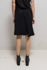 A.F VANDEVORST - SS12 Wrap up skirt with ring buckle details and straps