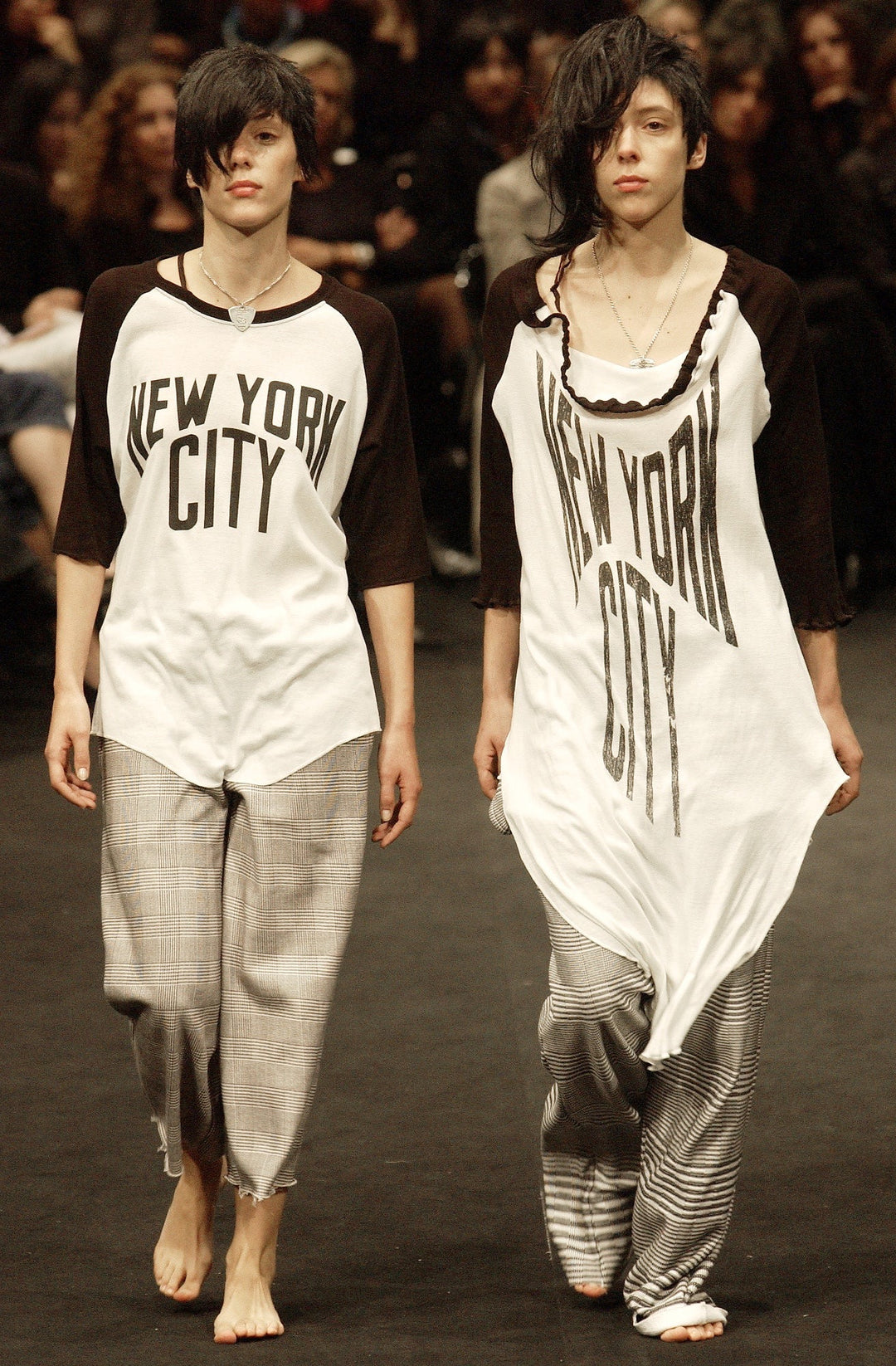 UNDERCOVER - FW10 hoodie with ss04 New York City distorted print