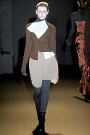 A.F VANDEVORST - FW11 Button up cardigan with back panelled tail and thumb holes (runway)