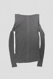RICK OWENS - FW10 "GLEAM" Merino wool sweater with ribbed sleeves