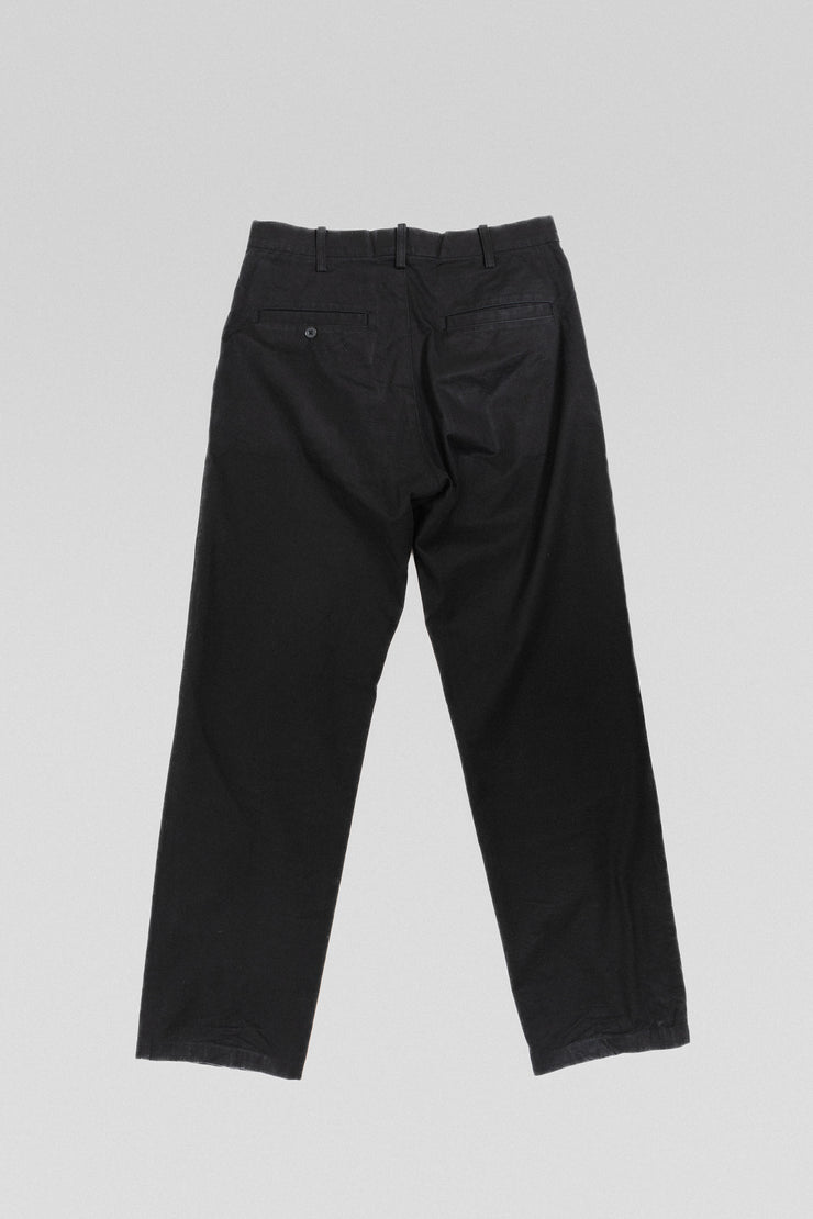 YOHJI YAMAMOTO POUR HOMME - Straight cotton pants (00&