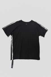 ISAAC SELLAM - Cotton t-shirt with signature tape stitching