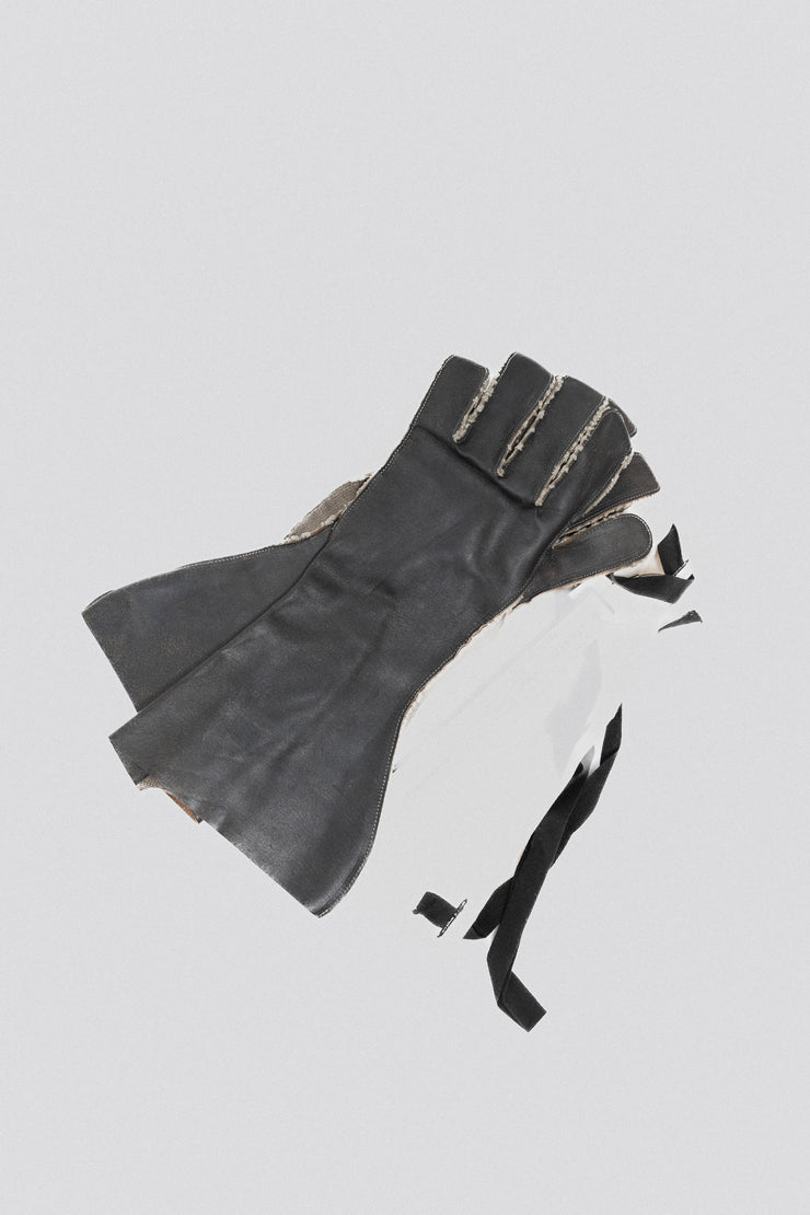 INCARNATION - Double sided calf leather gloves
