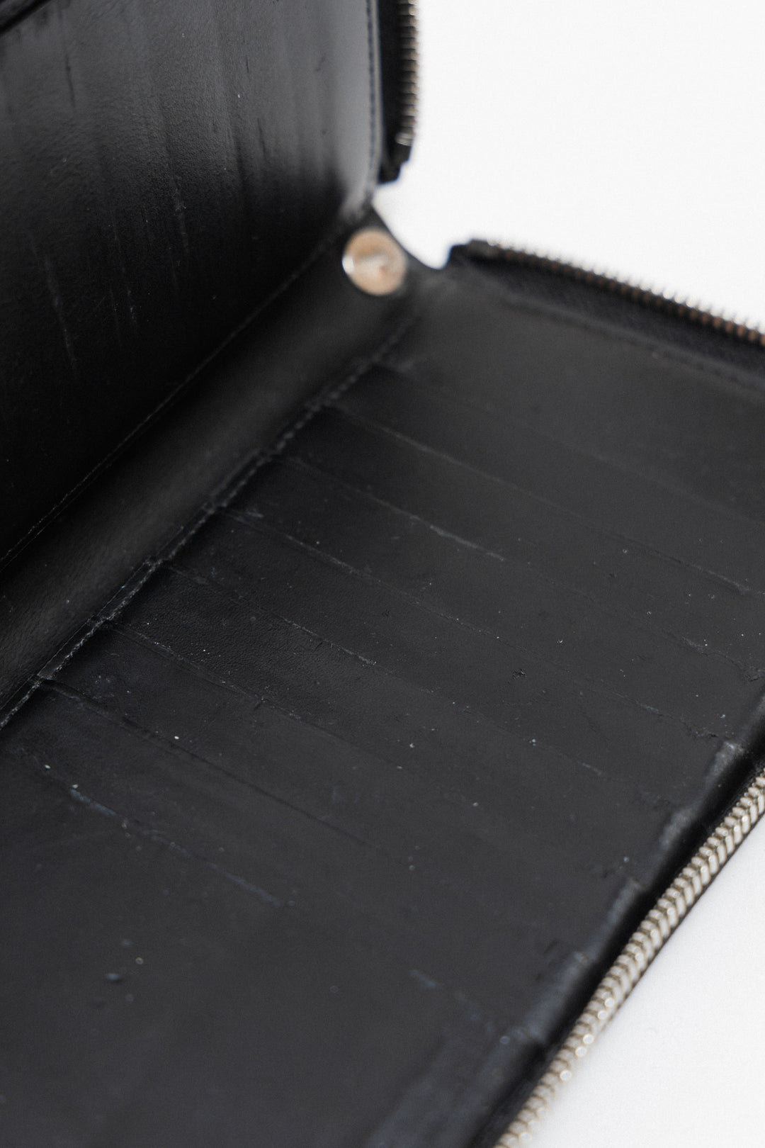 Yohji Yamamoto☆ MAT OIL LEATHER W SMALL WALLET ブラック MAT OIL LEATHER W SMALL WALLET – THE SHOP YOHJI YAMAMOTO