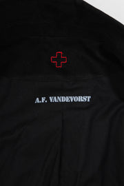 A.F VANDEVORST - Faux suede jacket with opening bottom panels