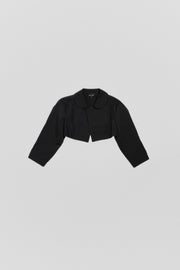 COMME DES GARÇONS - SS16 Textured cropped jacket with a rounded collar