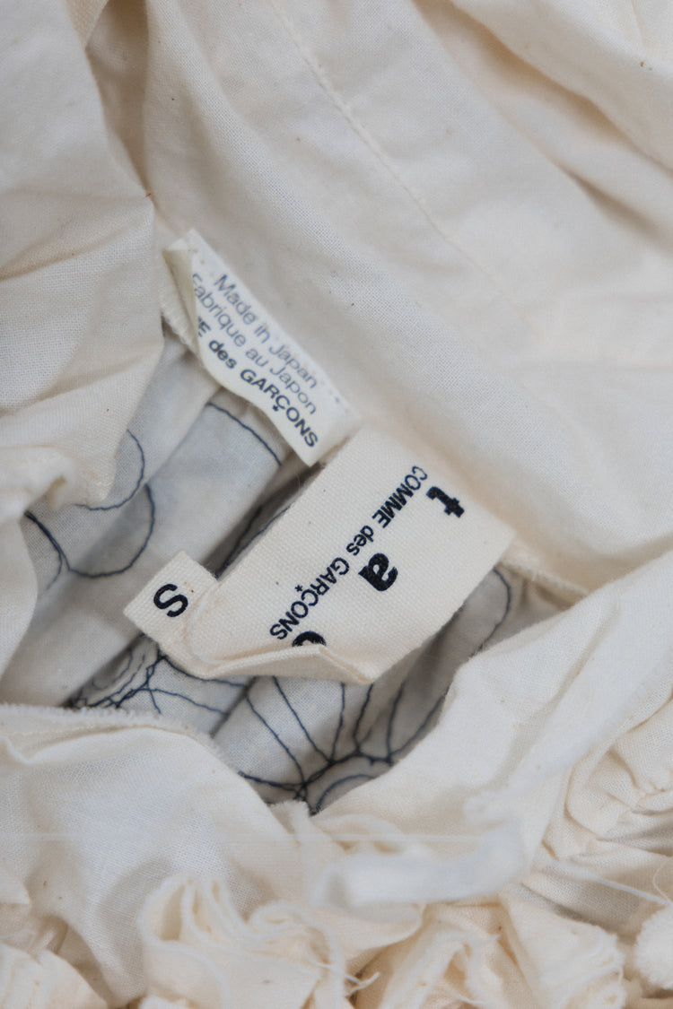COMME DES GARÇONS TAO - FW08 Frilled canvas top with ruffled