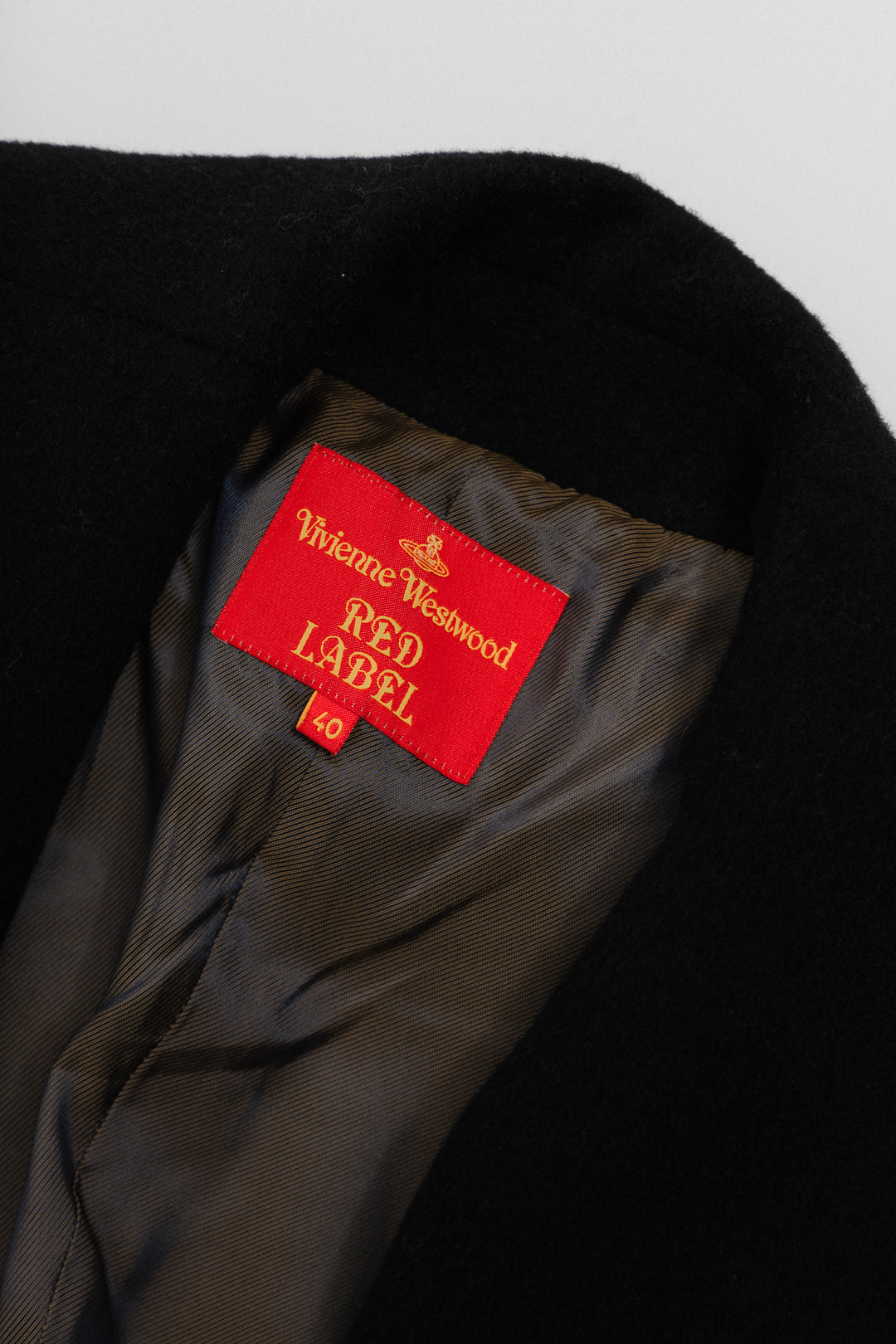 VIVIENNE WESTWOOD RED LABEL - FW08 Mohair wool coat with big
