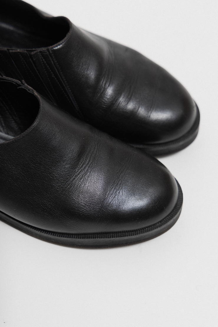 YOHJI YAMAMOTO - Leather shoes with rubber soles (late 80&
