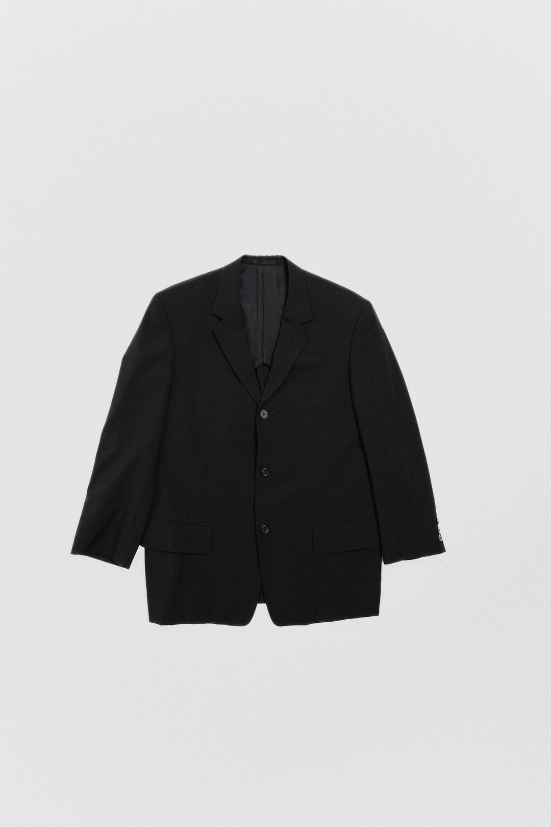 YOHJI YAMAMOTO Y'S FOR MEN - 3B Gabardine wool costume jacket