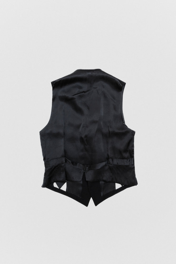 YOHJI YAMAMOTO POUR HOMME - FW93 Wool vest with side cutouts