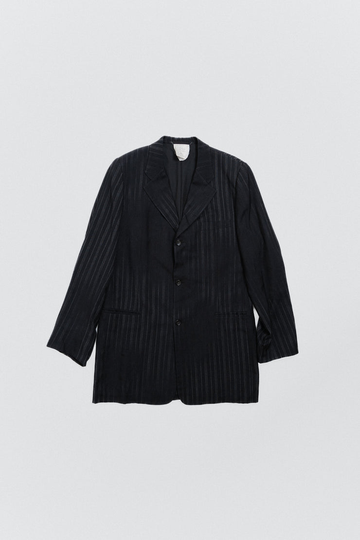 COMME DES GARCONS HOMME - FW98 3B Long jacket with pinstripe