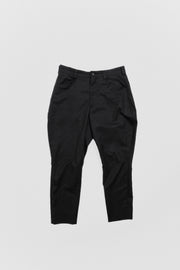COMME DES GARCONS HOMME PLUS - FW19 "Finding beauty in the dark" Tapered wool pants with pinstripe