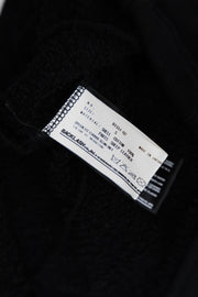 ISAMU KATAYAMA BACKLASH - Double zipper cotton hoodie with leather parts