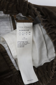 RICK OWENS - SS19 "BABEL" Mustard waxed linen cargo pants