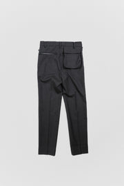 UNDERCOVER - SS23 "The dark side of the bright side" Wool pants with pocket details (runway)