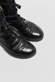 ANN DEMEULEMEESTER - Lace up leather boots (90's/00's)