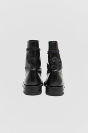ANN DEMEULEMEESTER - Lace up leather boots (90's/00's)