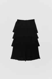 COMME DES GARCONS ROBE DE CHAMBRE - FW01 Sheer ruffled skirt
