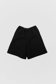 COMME DES GARCONS BLACK - FW13 Thick quilted wool shorts