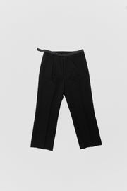 YOHJI YAMAMOTO - FW04 Cropped wool pants with an elastic waist