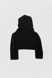 COMME DES GARCONS - FW96 Wool cropped jacket with a wide hood