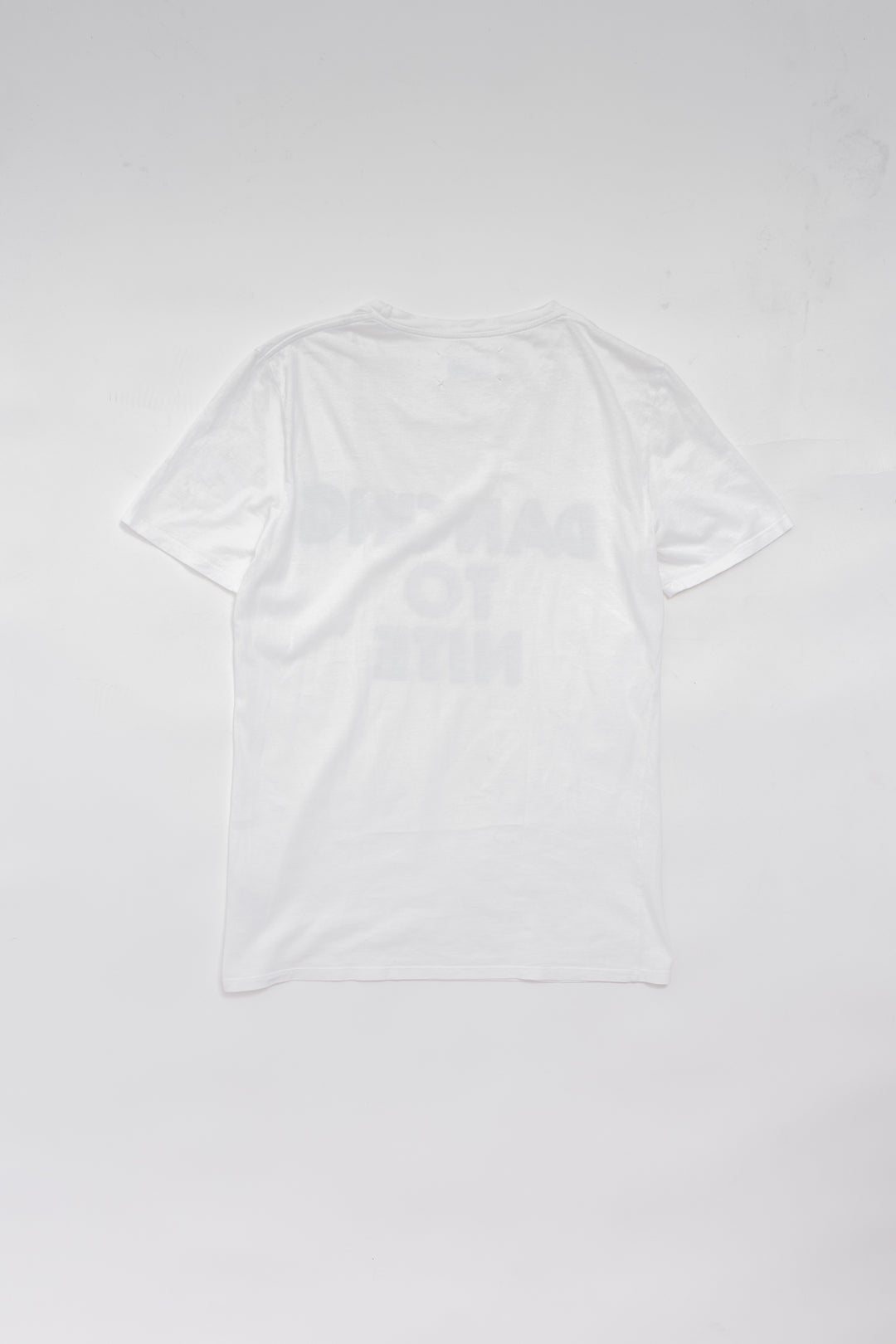 マルジェラ　DANCING TO NITE Tシャツ サイズ48 Maison Martin Margiela yellow t-shirt with 'dancing to nite