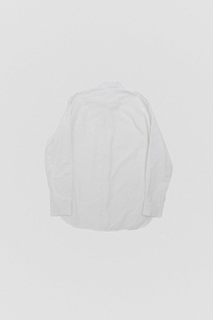 ANN DEMEULEMEESTER - Cotton shirt with shoulder plackets