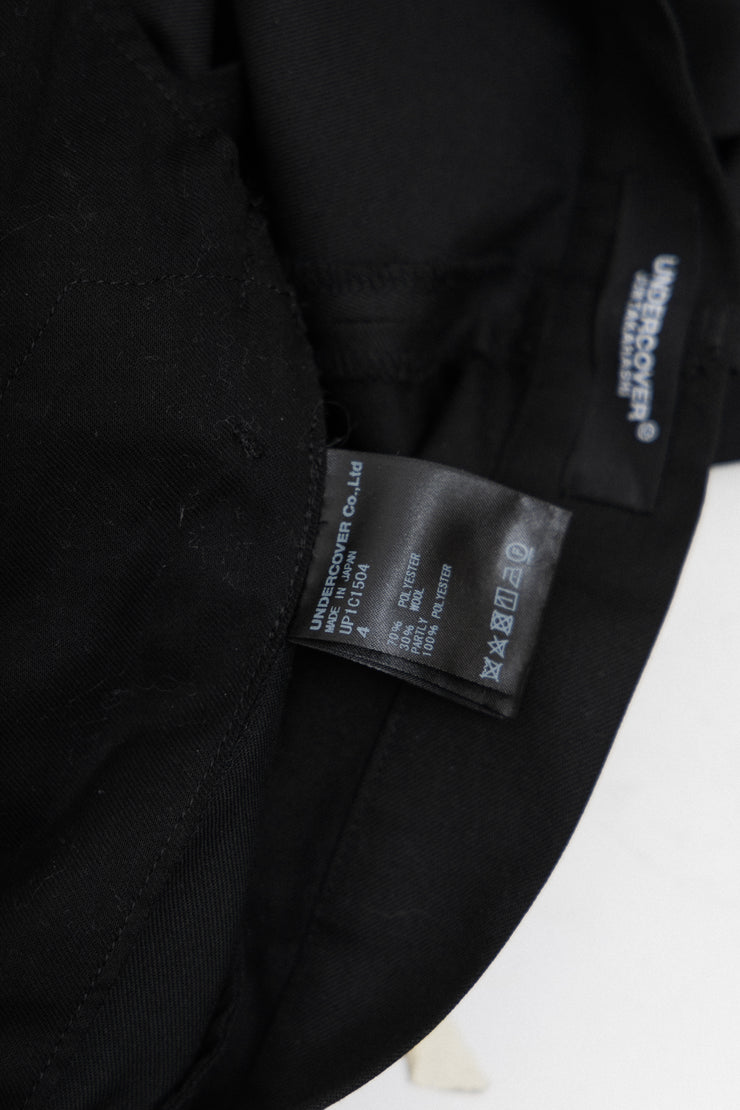 UNDERCOVER - FW15 "No (B)orders" Wool blend pleated skirt pants