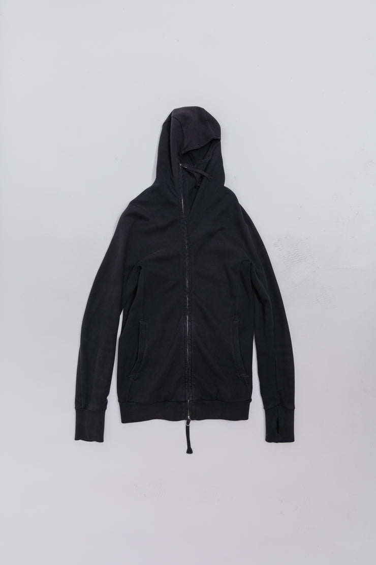 BORIS BIDJAN SABERI - SS16 Heavy cotton zip up hoodie