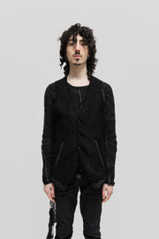 L.G.B - Button up knitted wool vest