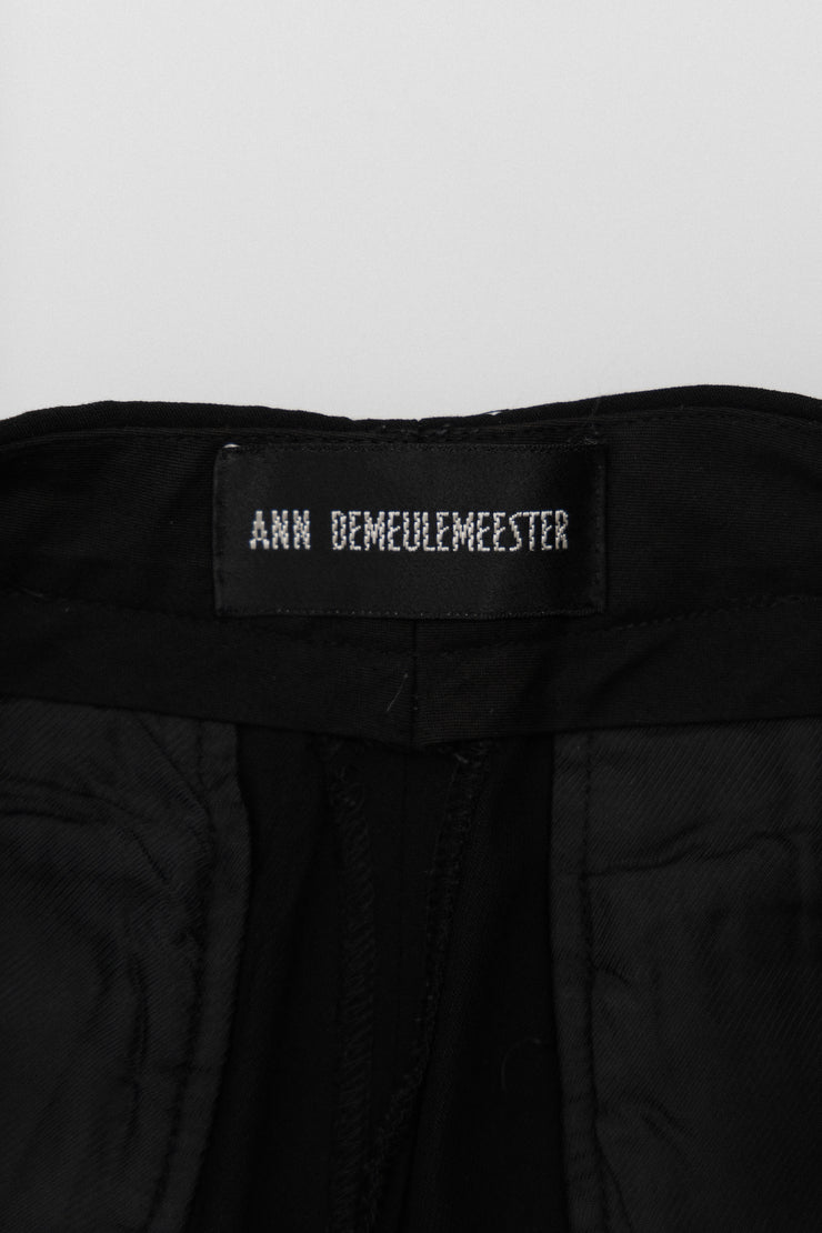 ANN DEMEULEMEESTER - Lightweight wide wool pants (late 90&