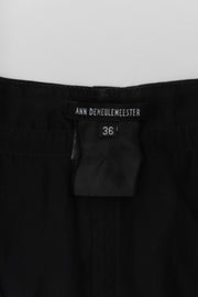 ANN DEMEULEMEESTER - Satin v neck dress with back straps (early 00's)