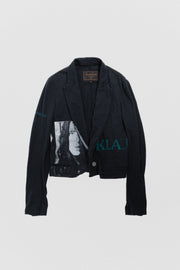 UNDERCOVER - SS06 "T." Klaus Schulze printed cotton jacket (runway)