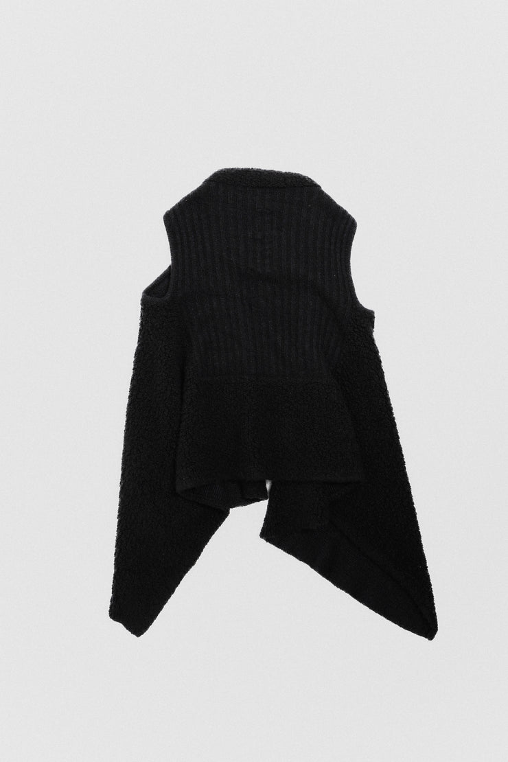 RICK OWENS - FW10 "GLEAM" Fuzzy wool cardigan