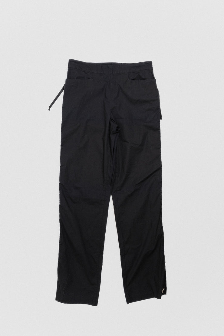 MARTIN MARGIELA - SS01 Line 6 Straight cotton pants with side zippers