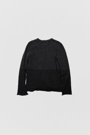 NUMBER (N)INE - FW06 "Noir" Diamond pattern wool sweater