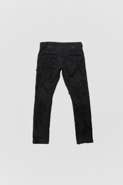 BLACKMEANS - Distressed cotton "crust" pants
