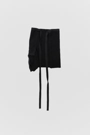 UNDERCOVER - FW20 "Throne of blood" Wool apron with cargo pocket detail (runway)