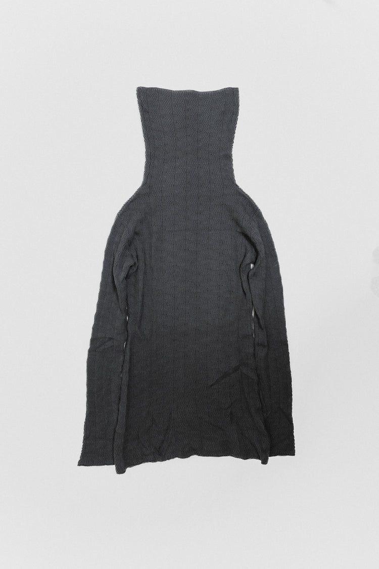 DAMIR DOMA SILENT - Extra long knitted sweater with a giant collar
