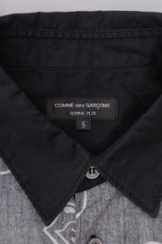 COMME DES GARCONS HOMME PLUS - SS06 "Rip&Tongue" Rolling Stones logo patterned shirt