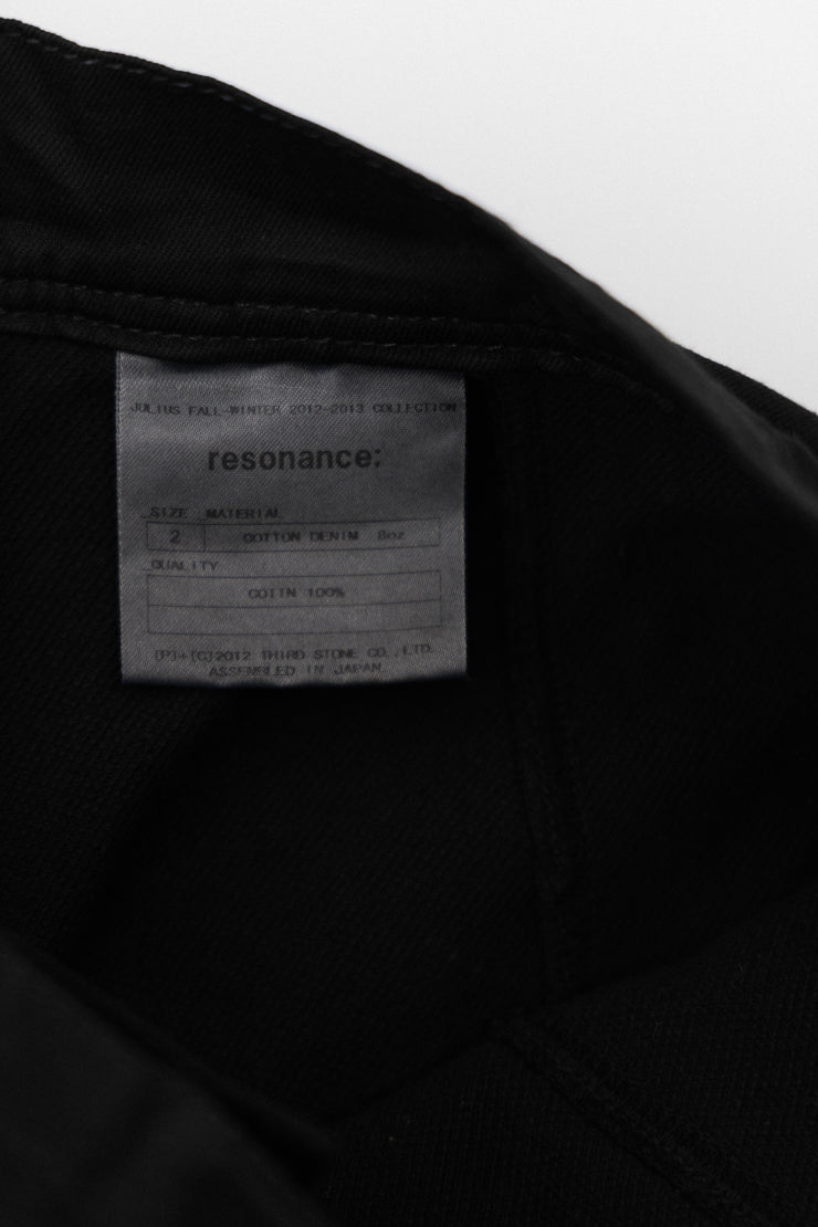 JULIUS - FW12-13 "Resonance" Cotton skirt pants with asymmetric panels