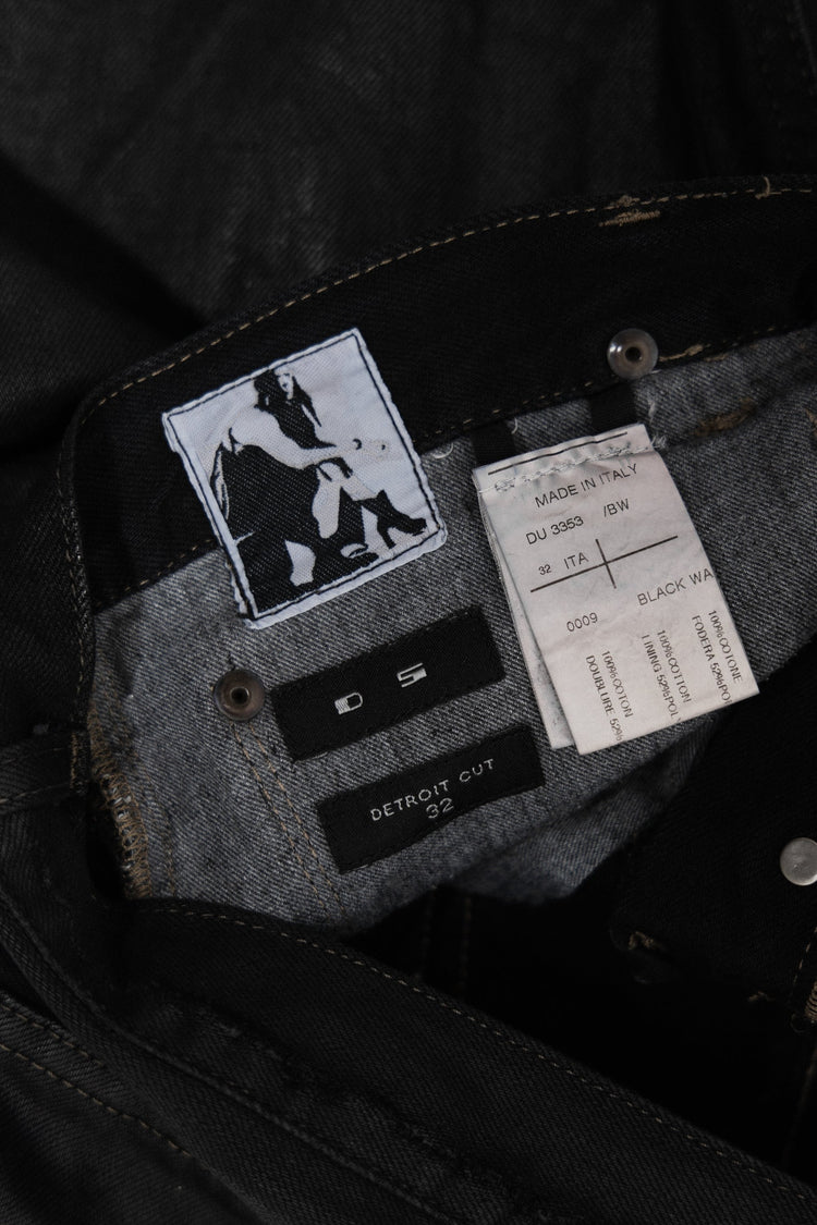 DRKSHDW by Rick Owens | Torrance Cut Pants White Wax | Concrete