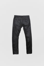 RICK OWENS DRKSHDW - 2012 Black wax detroit cut jeans