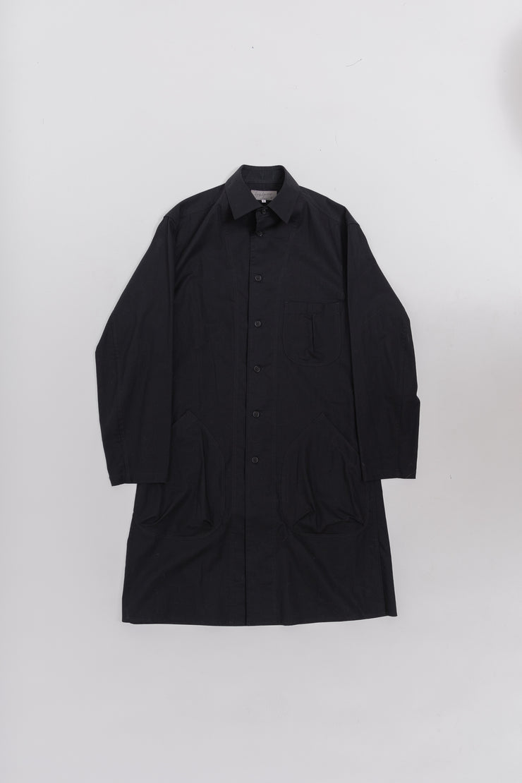 YOHJI YAMAMOTO POUR HOMME - SS20 Light cotton jacket with big patch pockets