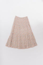 JUNYA WATANABE - SS02 Floral pattern flared cotton skirt (runway)